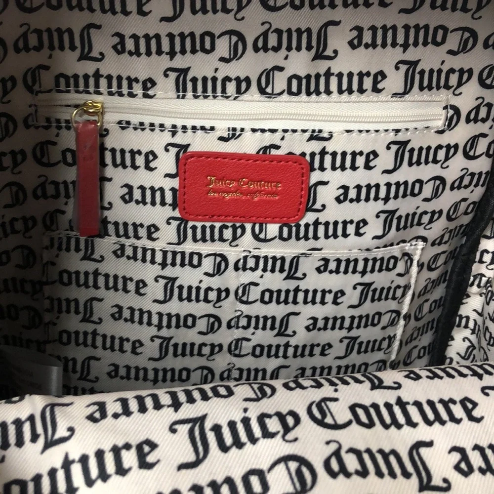 Juicy Couture Red Backpack with Coin Purse